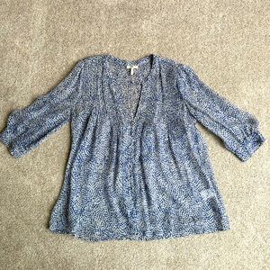 Joie blue and white blouse. Never worn. Perfect condition. Size S